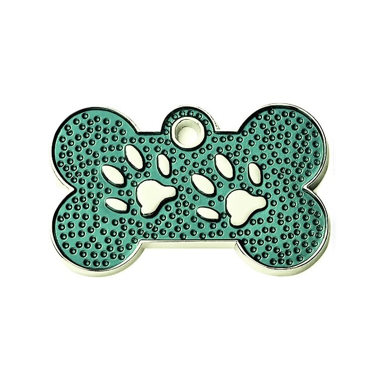 Bone-Shaped Personalized Pet Name Tags – custom dog id tags, collar dog name tag