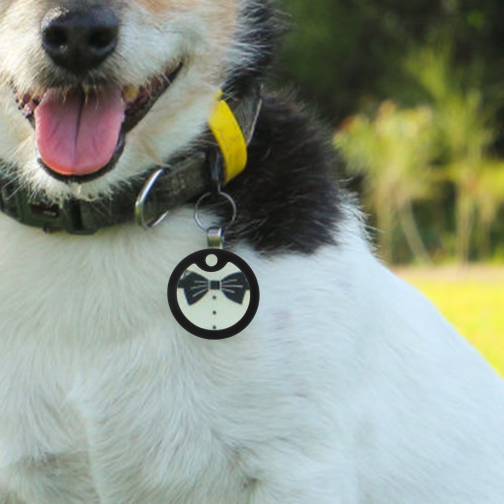 15Pcs Silicone Dog Tag Ring Silencers Black Circle Protectors for Metal Tags