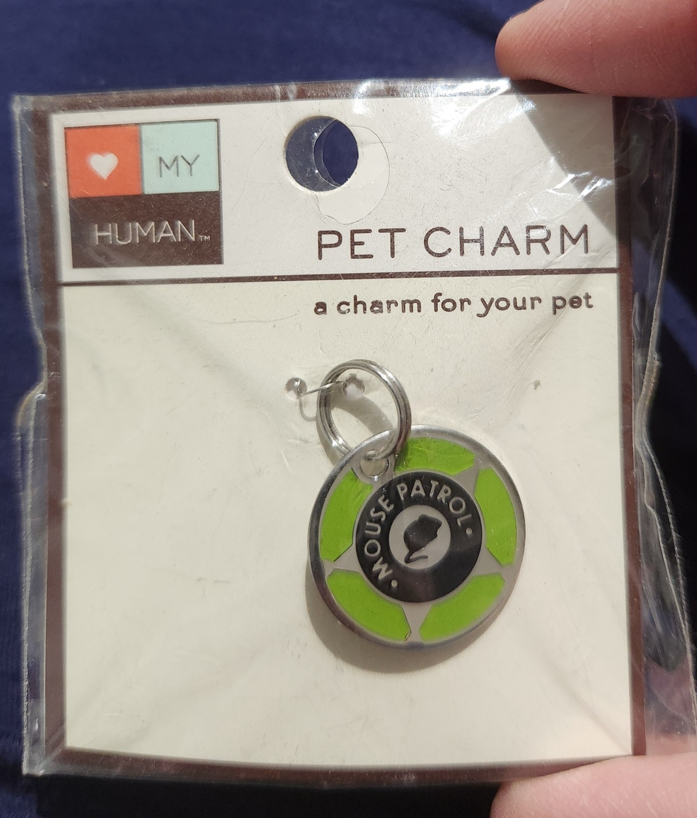 Pet Collar Charms I LOVE MY HUMAN Pet Charms
