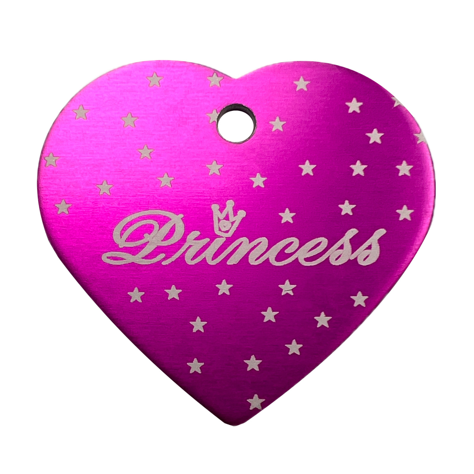 Custom Engraved Dog Tags Personalized Dog Collar Pet Tags Engraved PINK PRINCESS