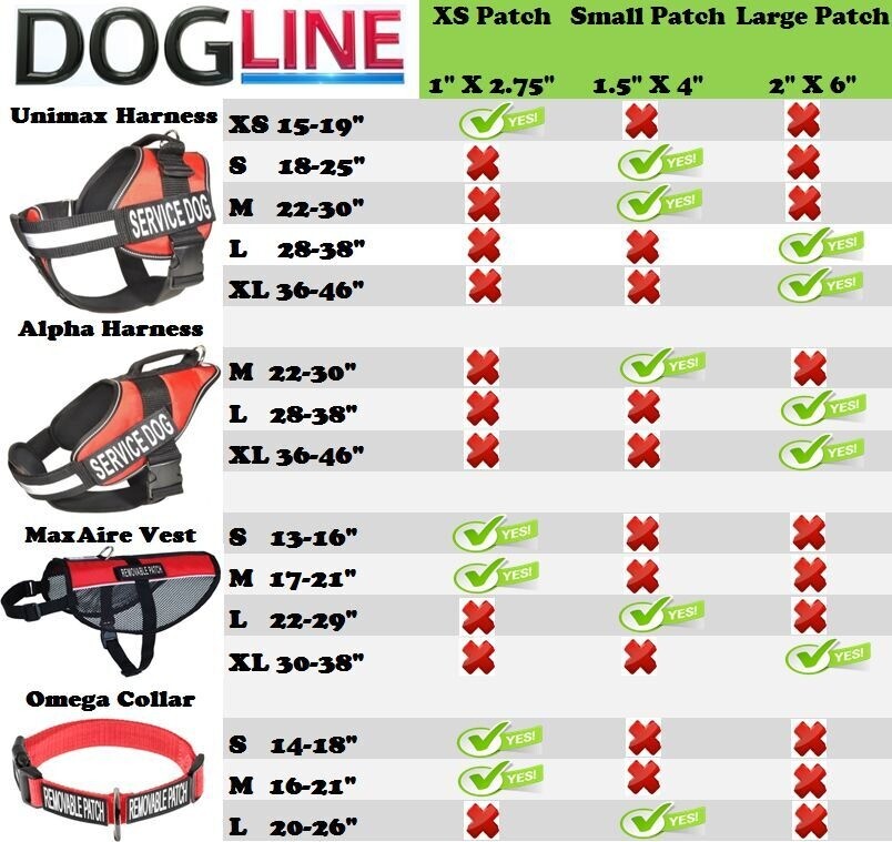 Custom Personalized Removable Patch (2 per pack) Tag For Dog Harness and Collar