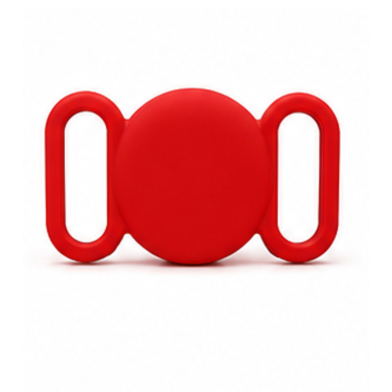 Silent Silicone Slide On Pet Tag Compatible with Apple Air Tag Find My Dog Cat