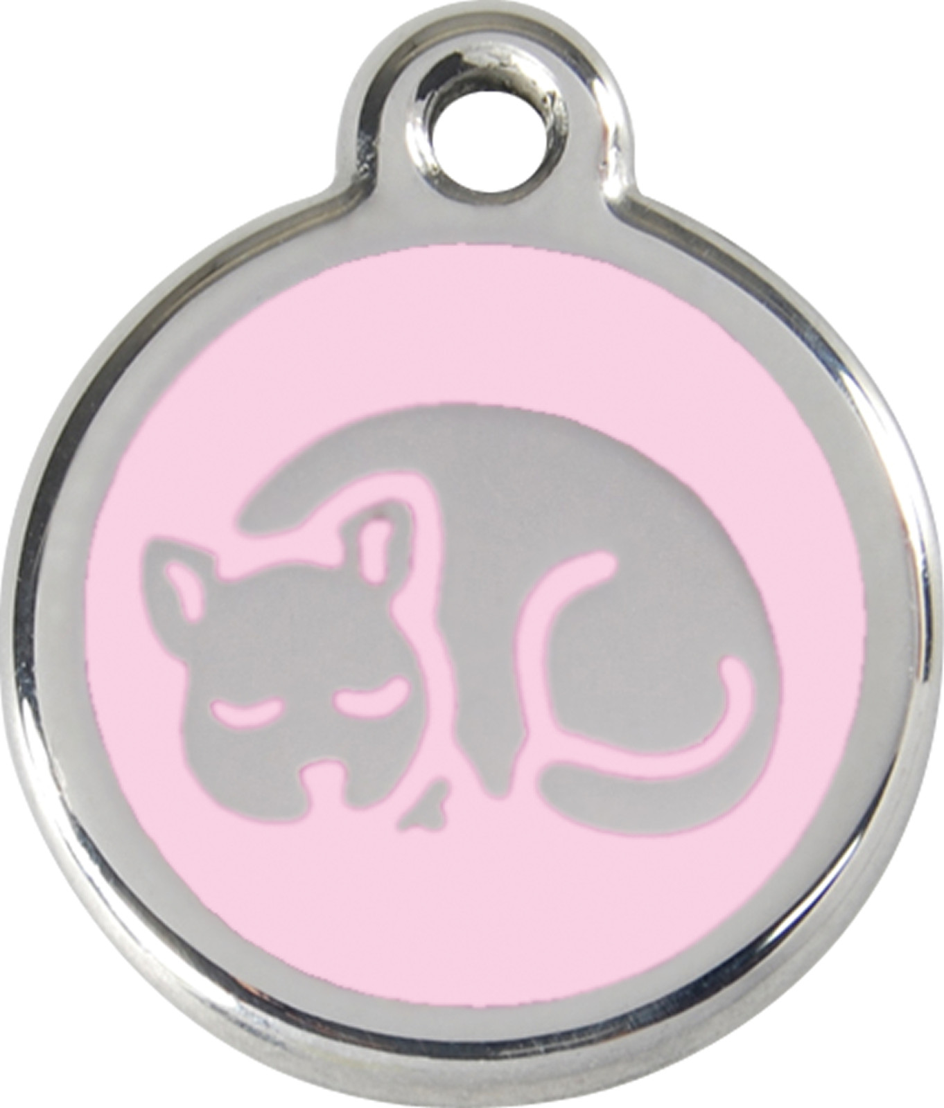 Stainless Steel Red Dingo Small Cat ID Tag Red Purple Blue Green Pink Yellow
