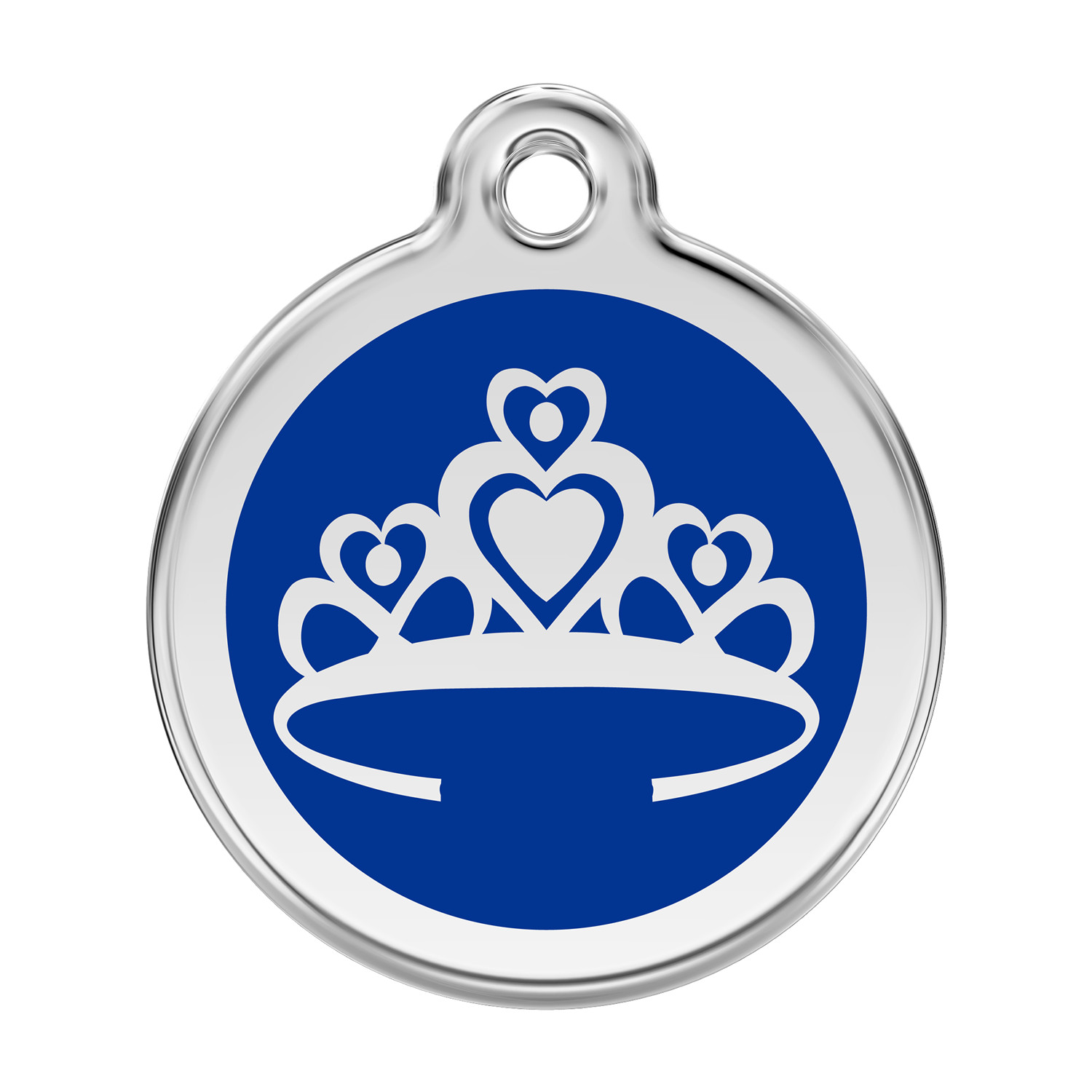 Red Dingo Dog Cat ID Pet Tag Engraved Free Shipping Crown – 11 Colors-Life Guar