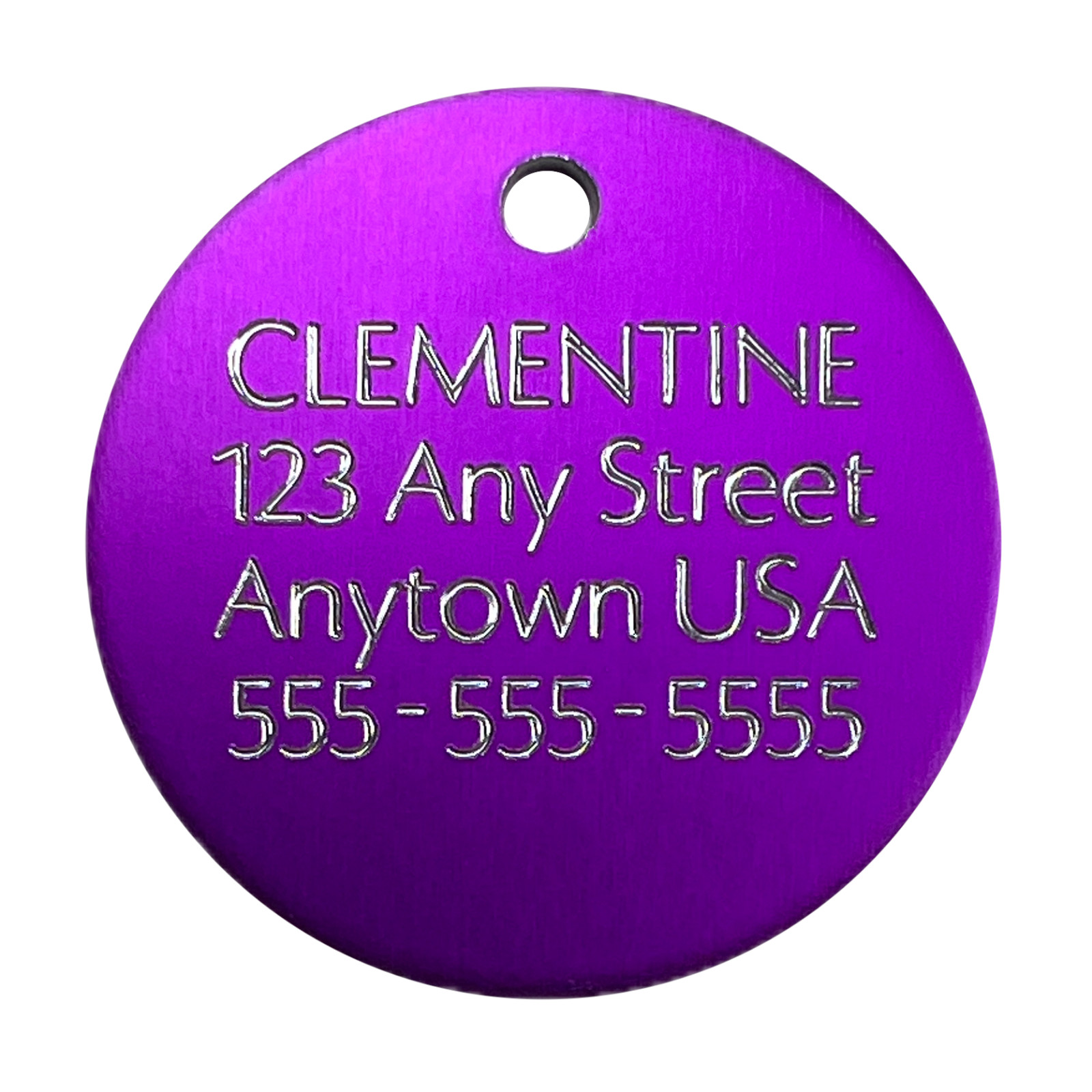 Custom Engraved Dog Tags Personalized Dog Collar Pet Tags Engraved COLORS CIRCLE