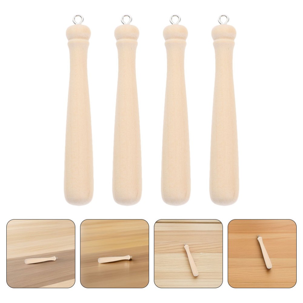 55Pcs Pendant Making Supplies Handmade Baseball Bat Ornament Accessories