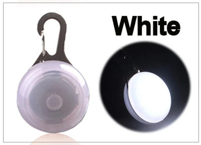 LED Flashing Clip On Pedant Night Light Pet Safety Dog Cat Collar – Choose