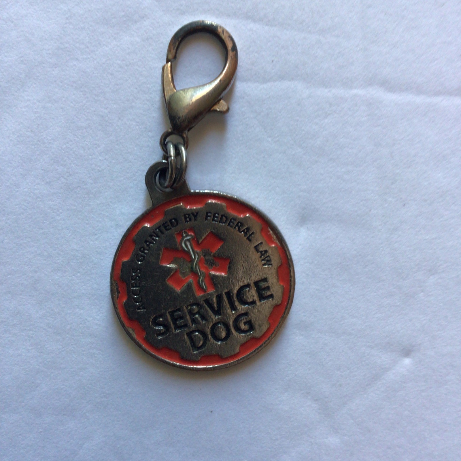Pelto Service Dog ID Tag + 50 ADA Information Cards