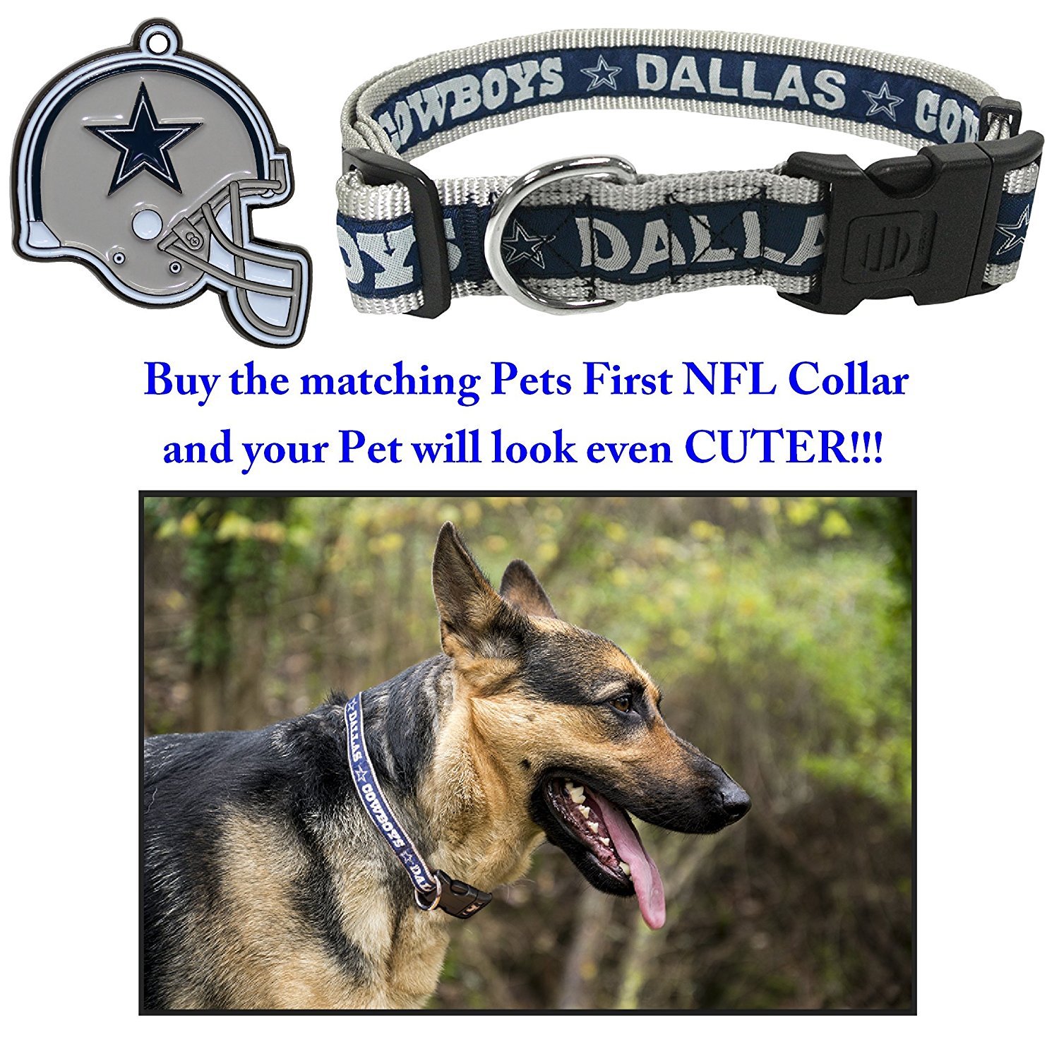 Pets First NFL Smart Tracking Tag for Dogs & Cats Best Lost Dog Retrieval System