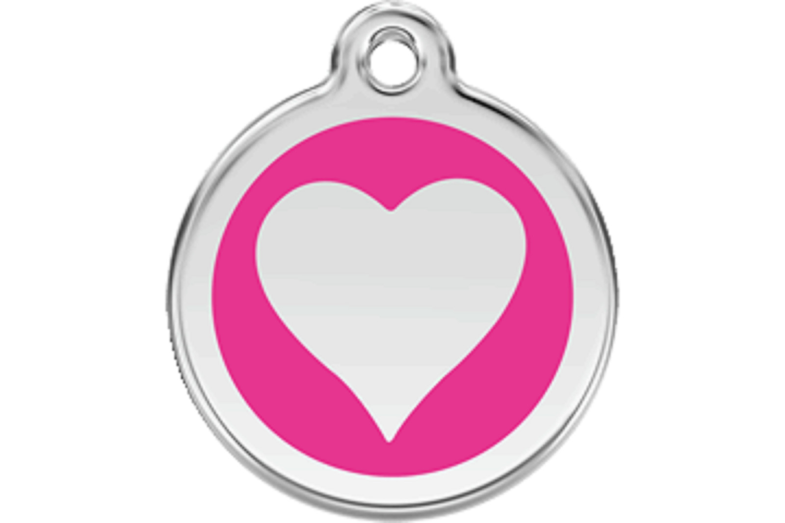 Dog Cat Puppy Pet – Red Dingo – Dog ID Tag Charm – Lifetime Guarantee – Heart