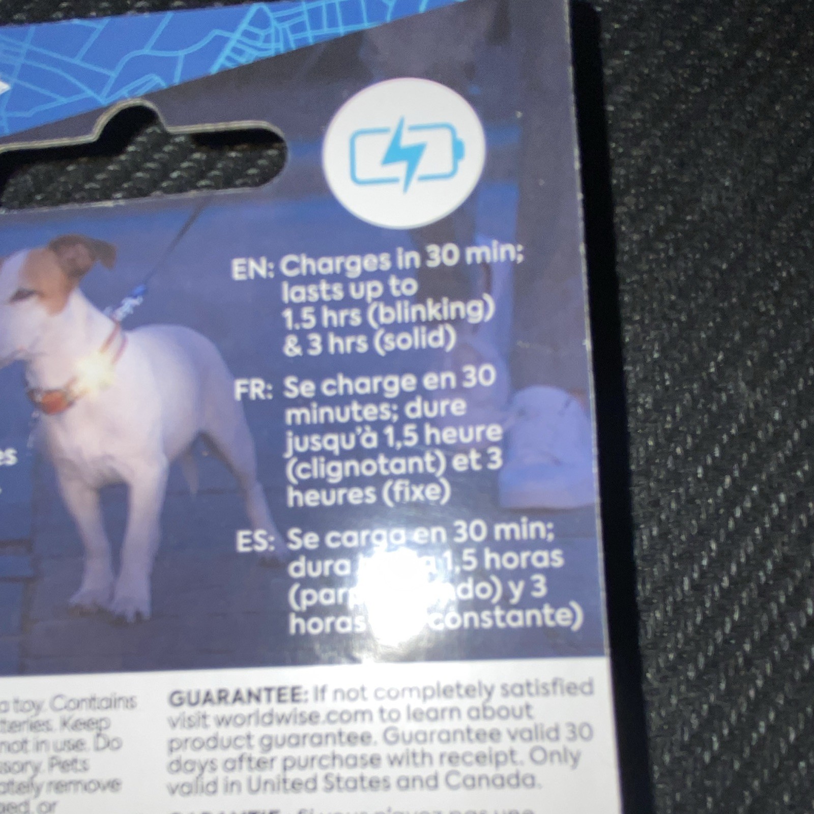 Sherpa See Me LED USB Rechargeable Collar Charm Light, Orange (MPN 55065)