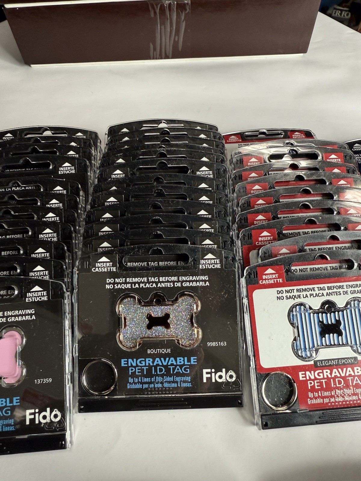 Lot Of 85 FIDO Engravable Pet ID Tags – Dog – Cat – Animal – Free Shipping!