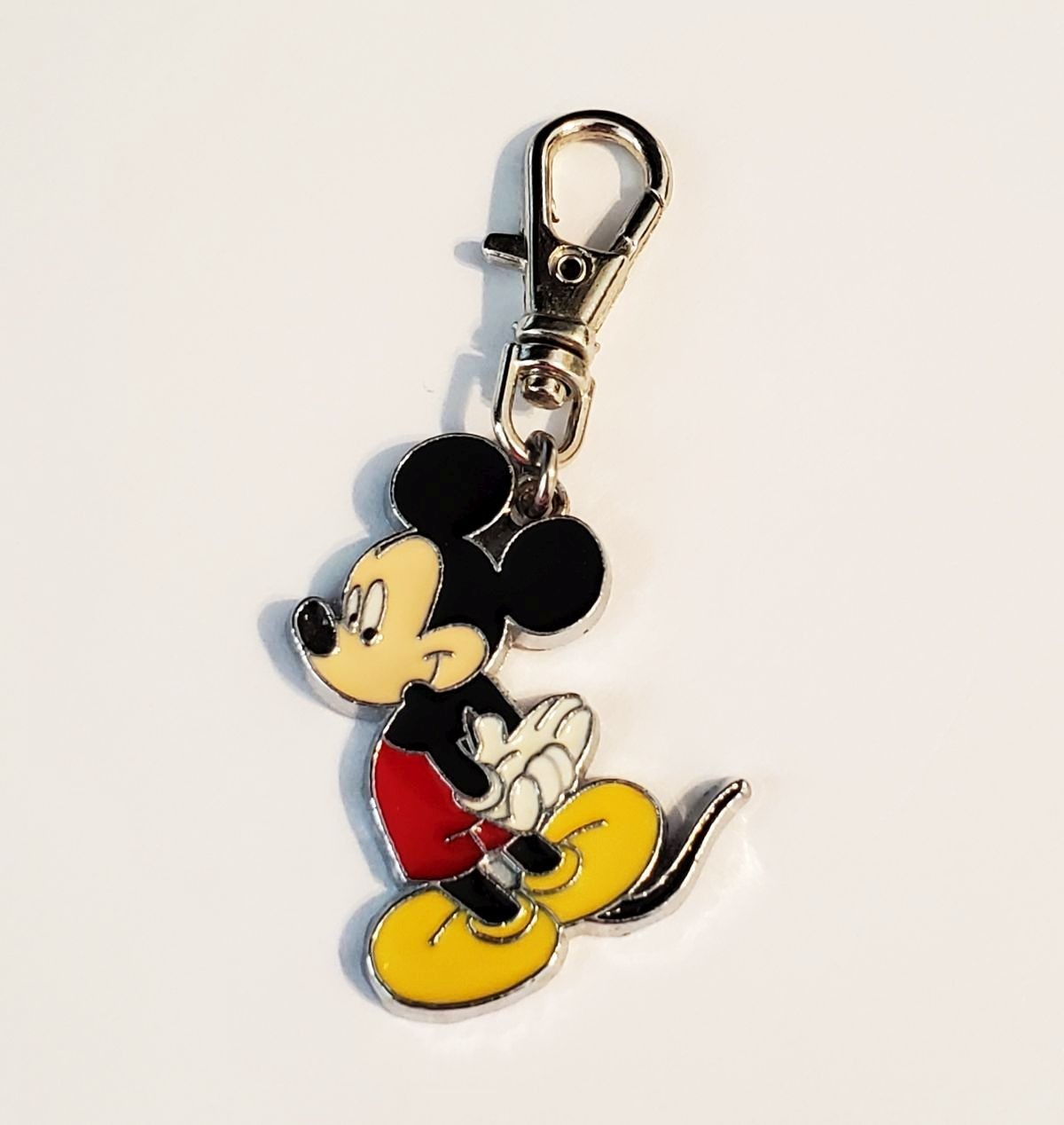 MICKEY MOUSE CHARM ZIPPER PULL BAG PURSE BACKPACK WALLET DOG CAT PET COLLAR TAG