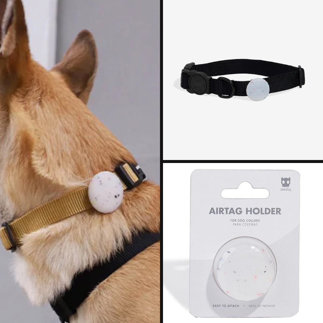 Apple AirTag Dog Collar Jelly Holder – Protective Anti-Lost Case – Zee.Dog