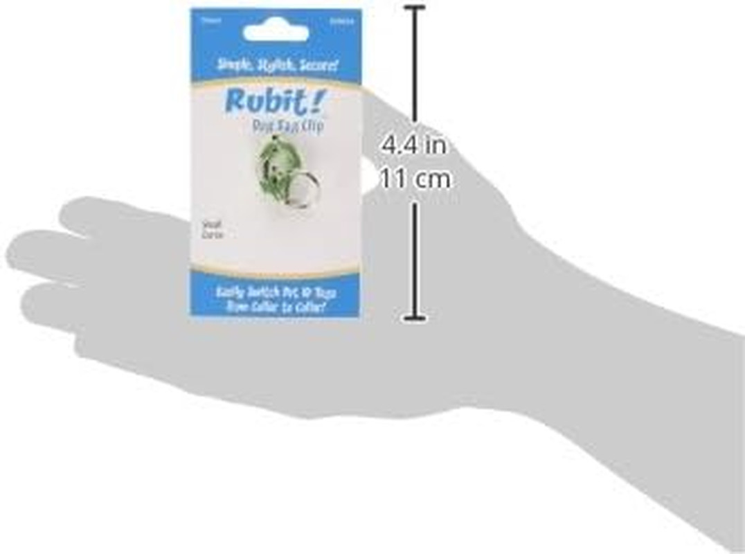 the Easy Dog Tag Curve Shape Switch Clip, Small, 0.85-Inch Diameter, Gree