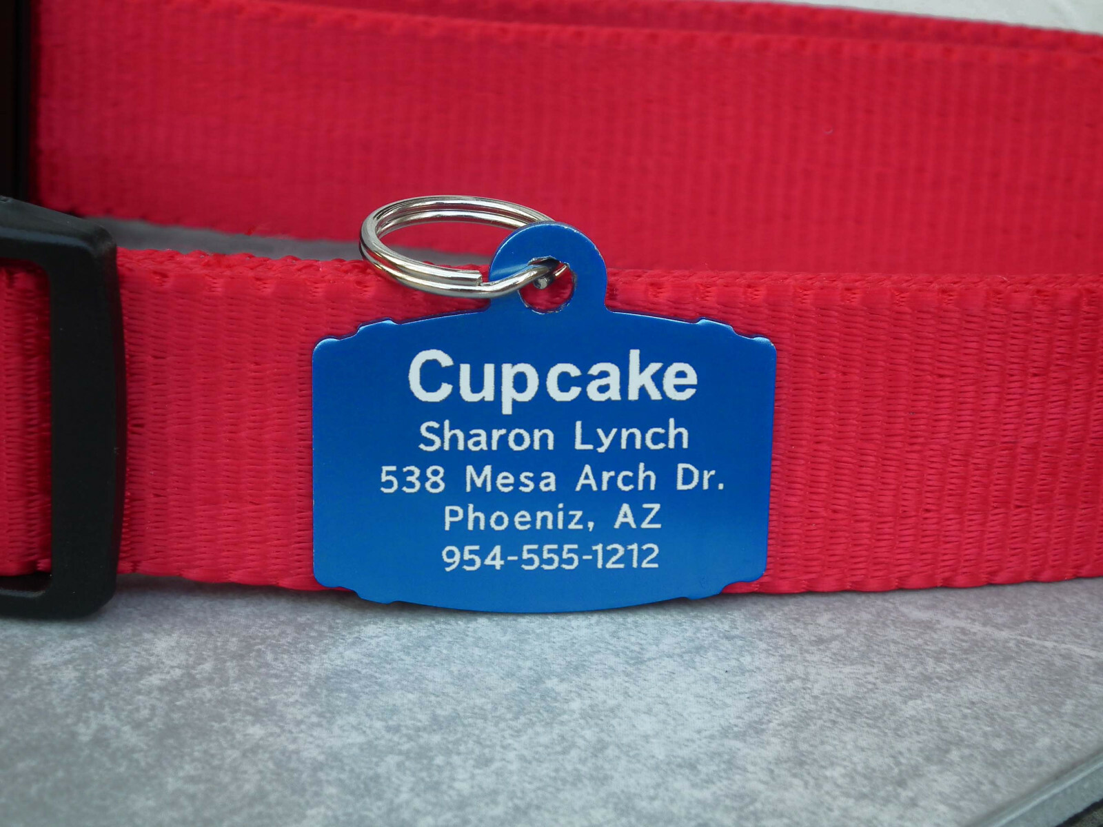 Pet ID Tags Custom Laser Engraved Unique Dog/Cat Aluminum Identification Tags