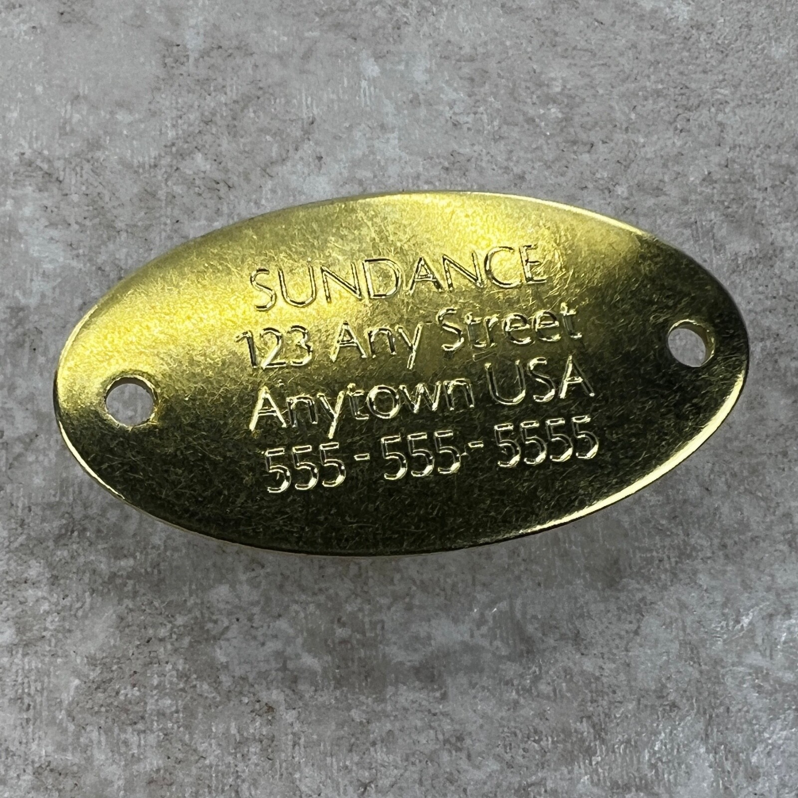 Custom Engraved Tags Personalized NAME PLATE Tags NAME PLATE BRASS RUSTIC OVAL
