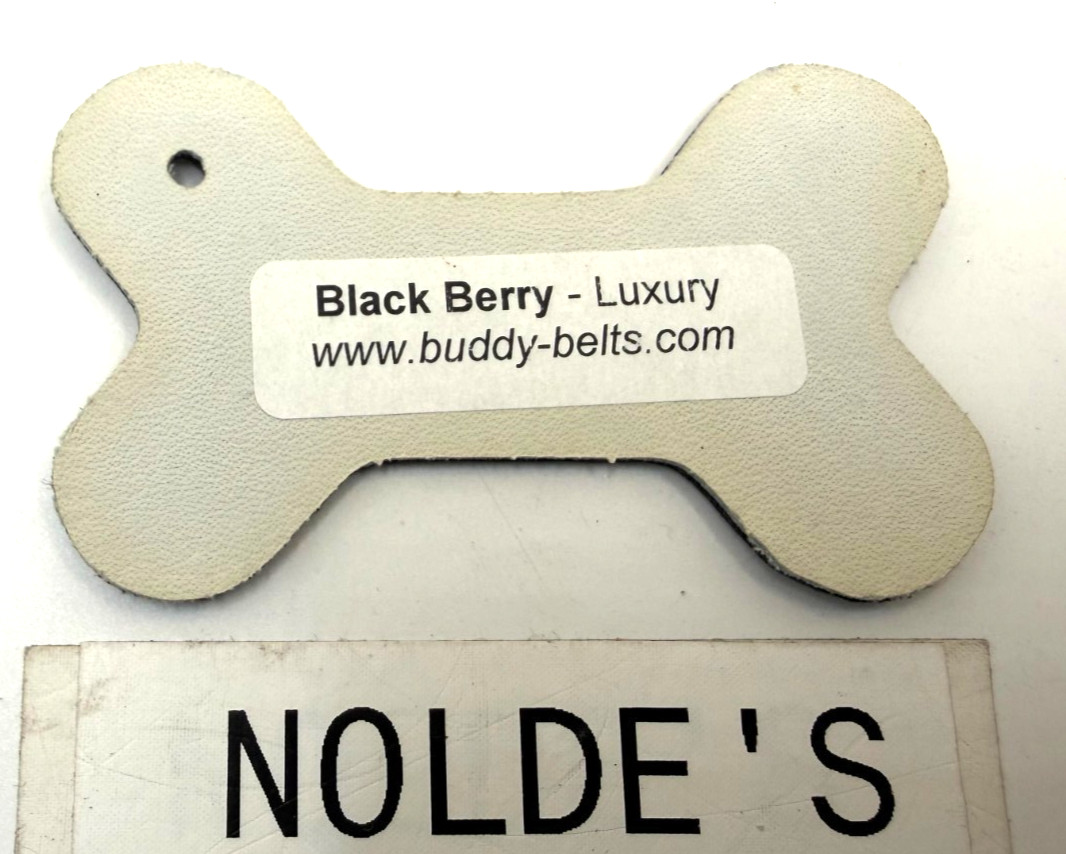 Buddy Belt Black Berry Bone Shaped Key Fob DS255B4TF992