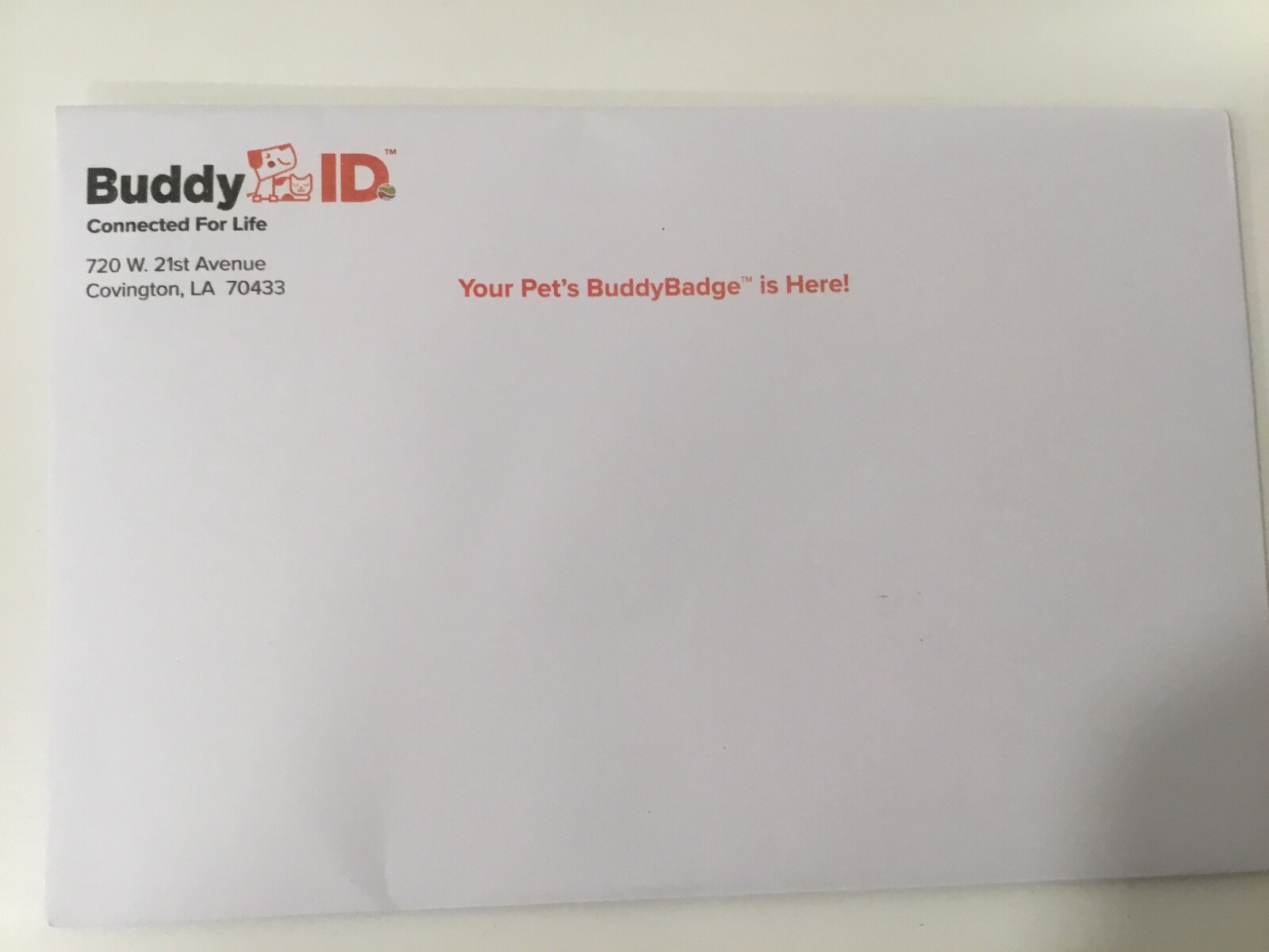 Buddy ID Pet Microchip BUDDY BADGE ** can be linked to any brand of microchip **