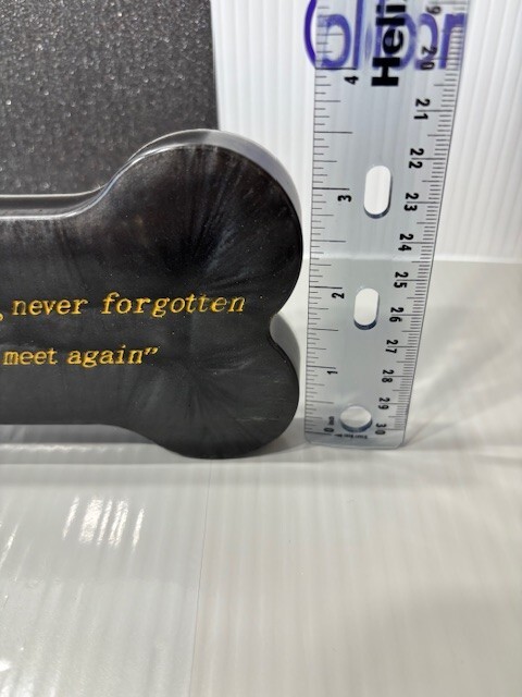 Personalized Acrylic Memorial Dog Bone – A Cherished Tribute to Your Beloved Pet
