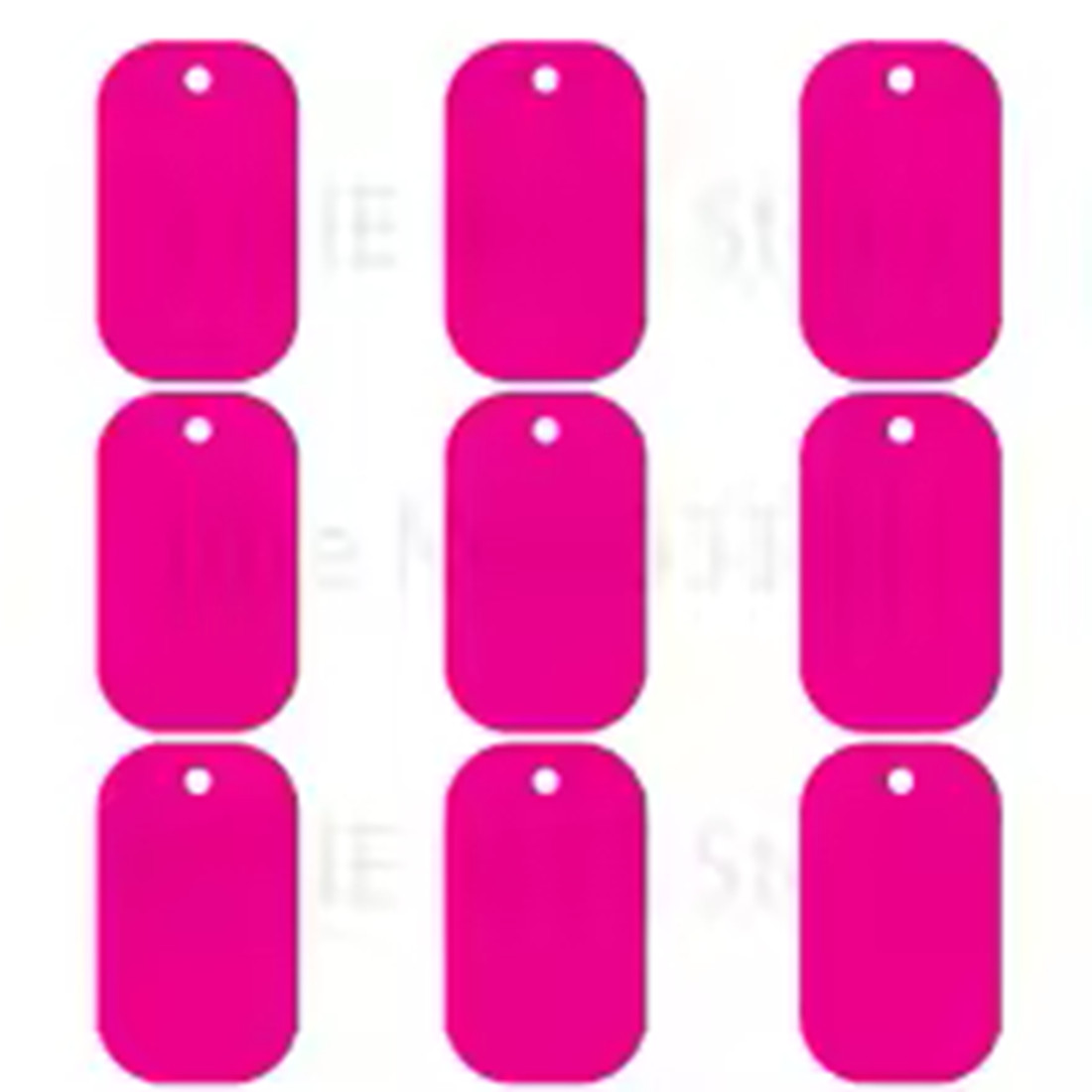 100Pcs Custom Engraved Dog ID Tags Personalized Aluminum Pet Name Phone Tag Bulk
