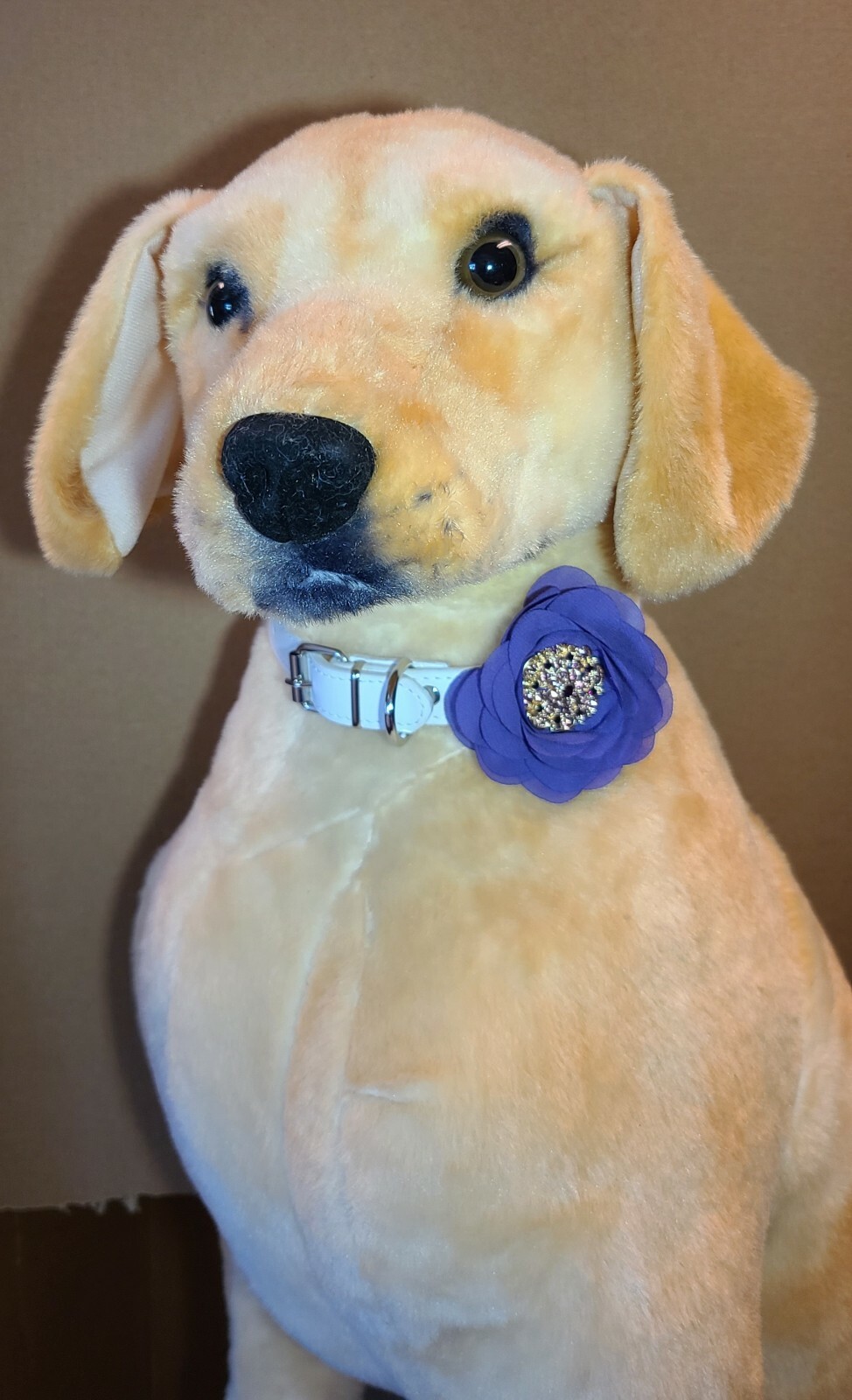 Pet Jewelry Floral Rhinestone Dog Cat Large Decorative Collar Charm Brooch #D1