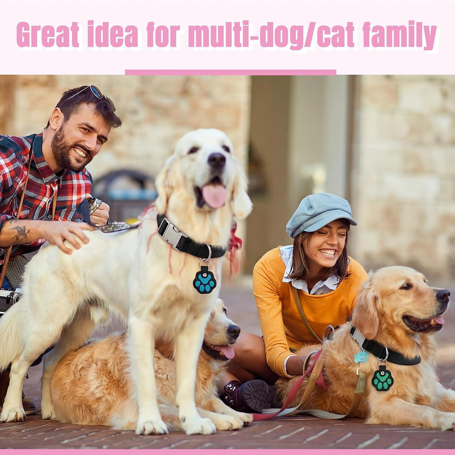 6 Pcs Dog Tag Silencer Dog Tag Cover Portable Pet ID Soundless Silencer Bag Quie