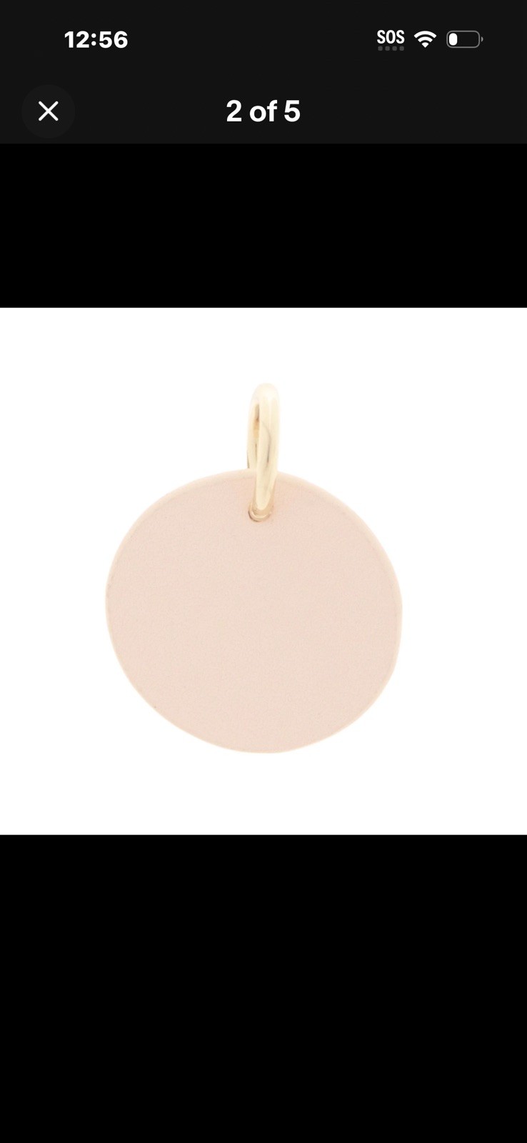 The Cuddle Collab Wear & Share Charm Faux Leather “A” Monogram in Pink