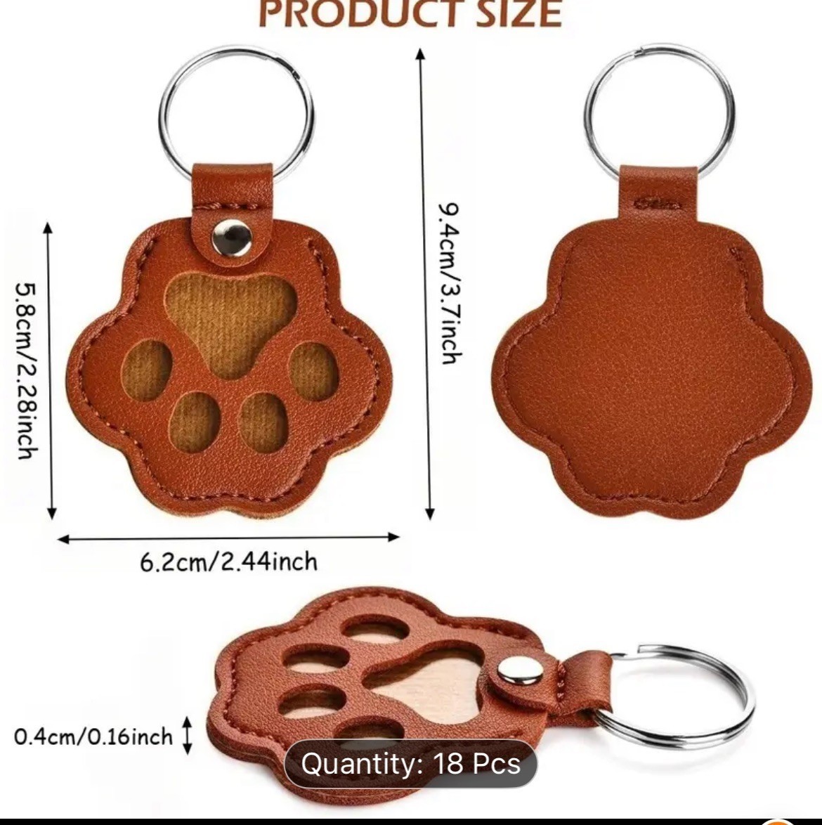 Personalized Memorial Gifts Leather Paw Keychain Pet Hair Keepsake Keychain