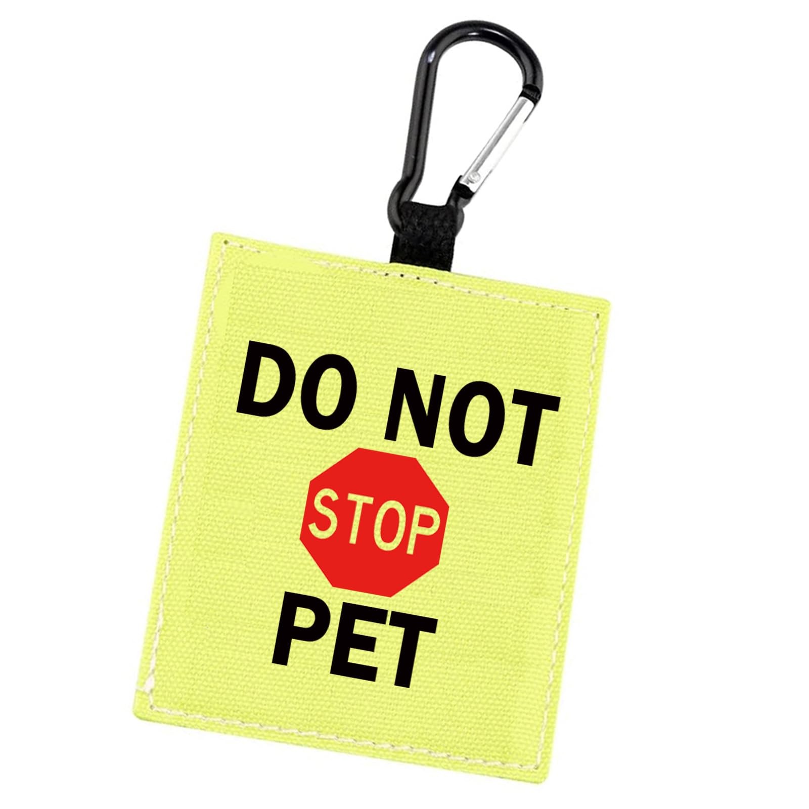 Do Not Pet Alert Hanging Patch Caution Stop Dog Nervous Vest Accessories