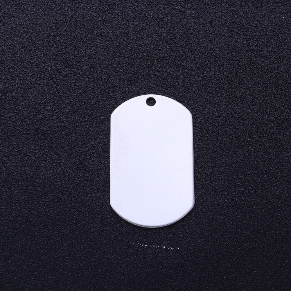 10Pcs Pet Id Tags Titanium Steel Cute Dog Hanging Decor
