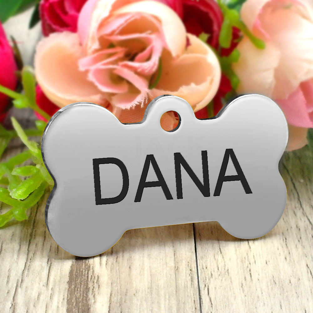 Double Sides Custom Personalized Dog ID Tags Name Phone Address Engrave for FREE