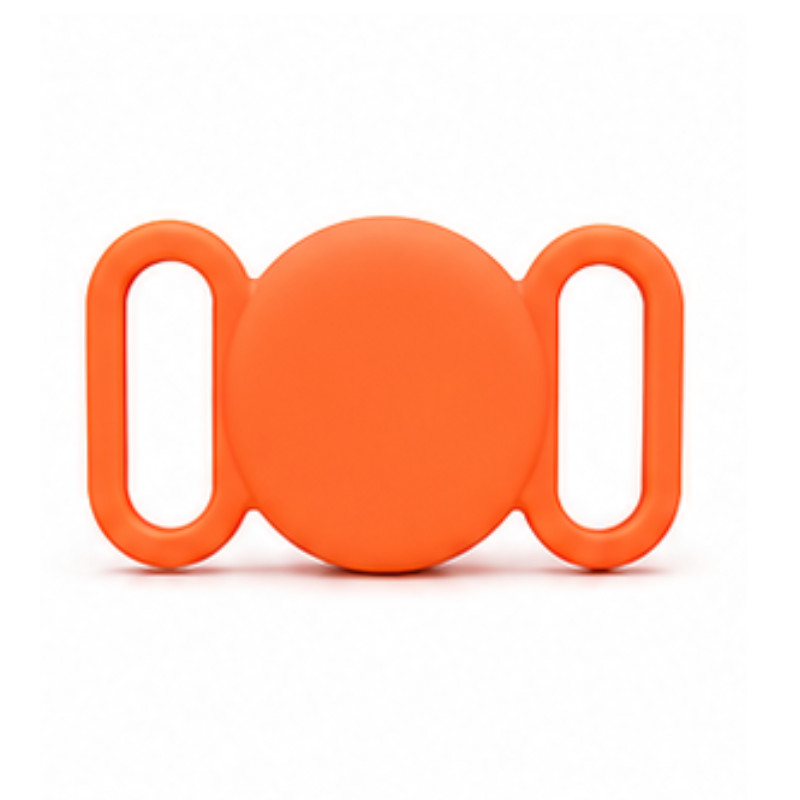 Silent Silicone Slide On Pet Tag Compatible with Apple Air Tag Find My Dog Cat
