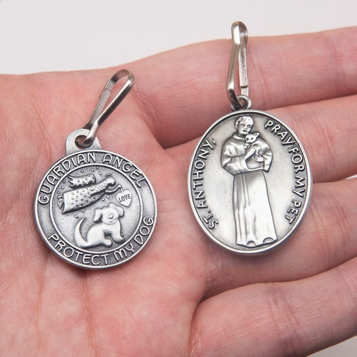 Pet Tags Engraved 2 Packs St Francis of Assisi Cats dogs Medal Pendant Collar…