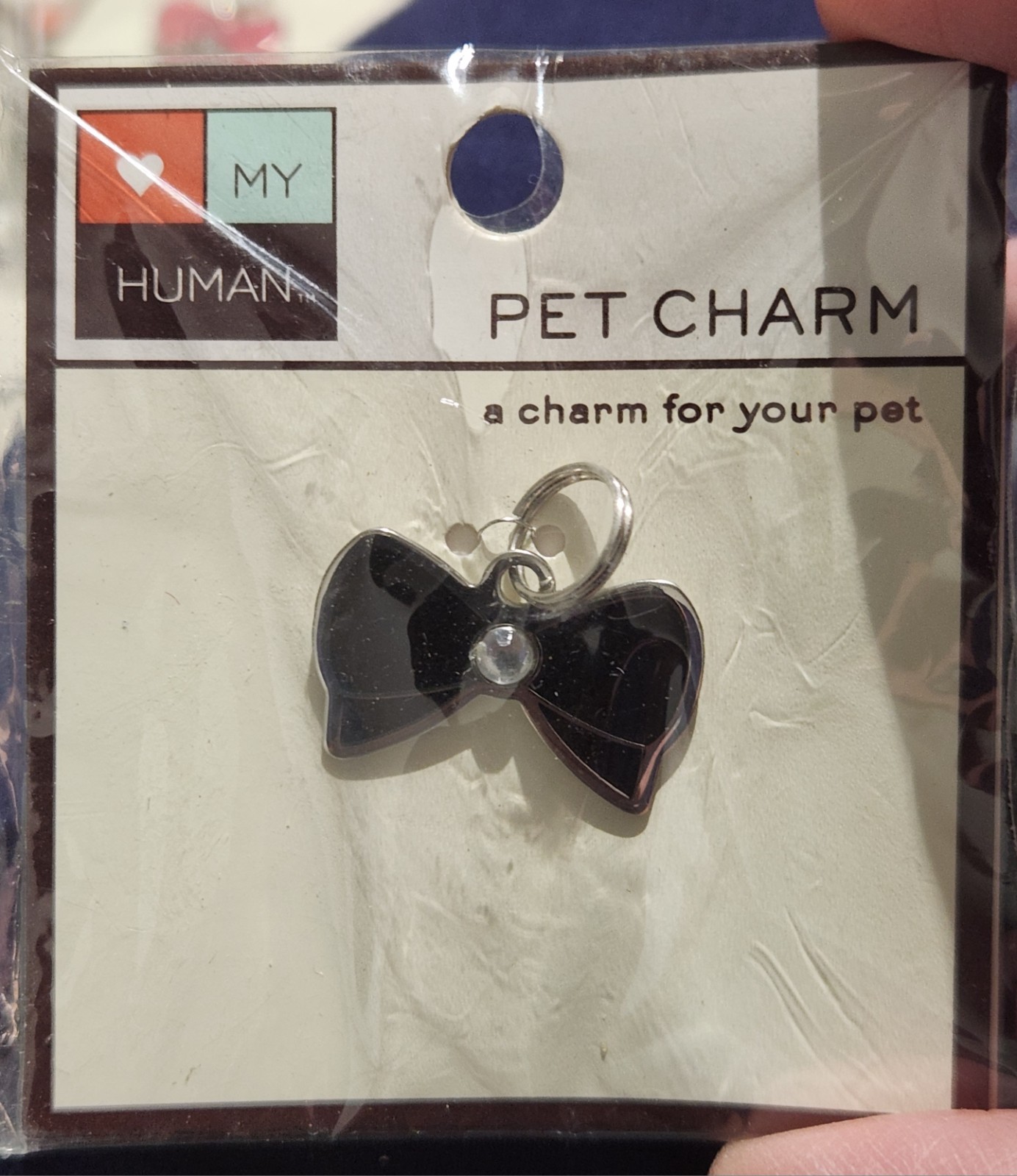 Pet Collar Charms I LOVE MY HUMAN Pet Charms
