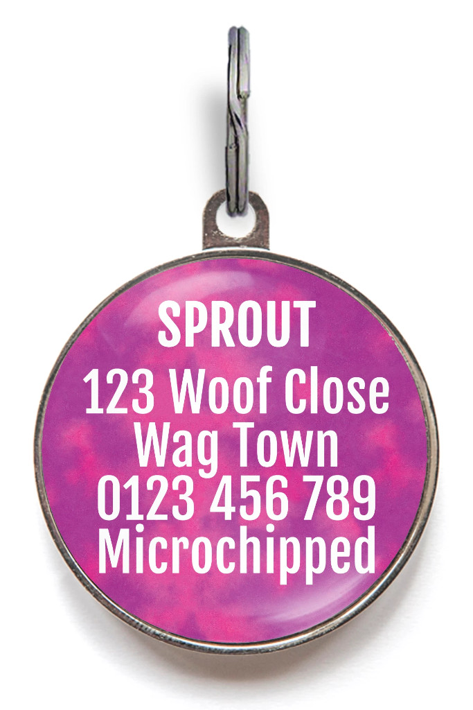 Funny Dog Tag – Premium Custom Pet ID – Pretty Themed – 36 Colors Available