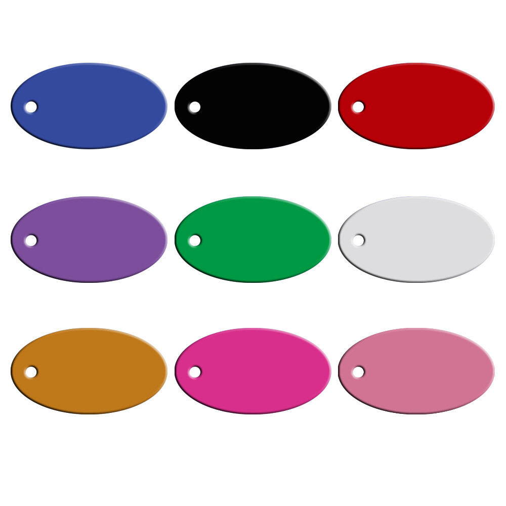20pcs Wholesale Custom Aluminum Dog ID Tags Bulk Blank Cat Dog Name Collar Discs