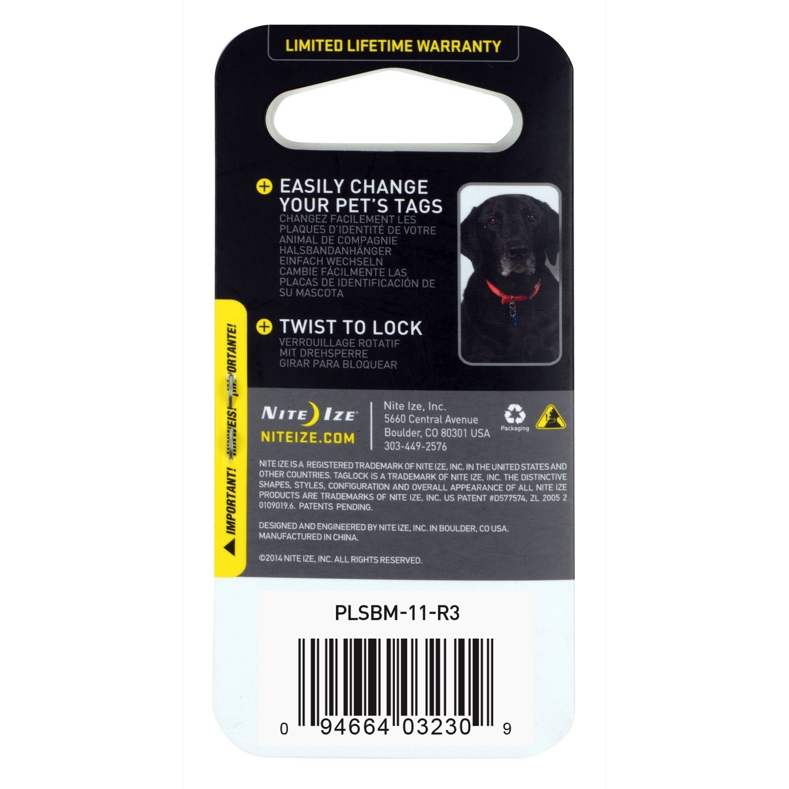 Nite Ize S-Biner TagLock Stainless Steel Carabiner