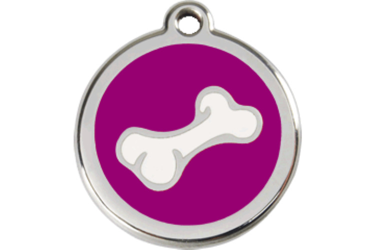 Red Dingo Dog Cat ID Pet Tag Engraved Free Shipping S Bone – 11 Colors-Life Guar