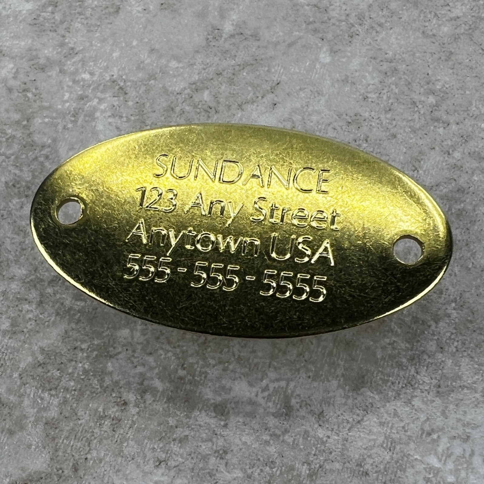 Custom Engraved Tags Personalized NAME PLATE Tags NAME PLATE BRASS RUSTIC OVAL