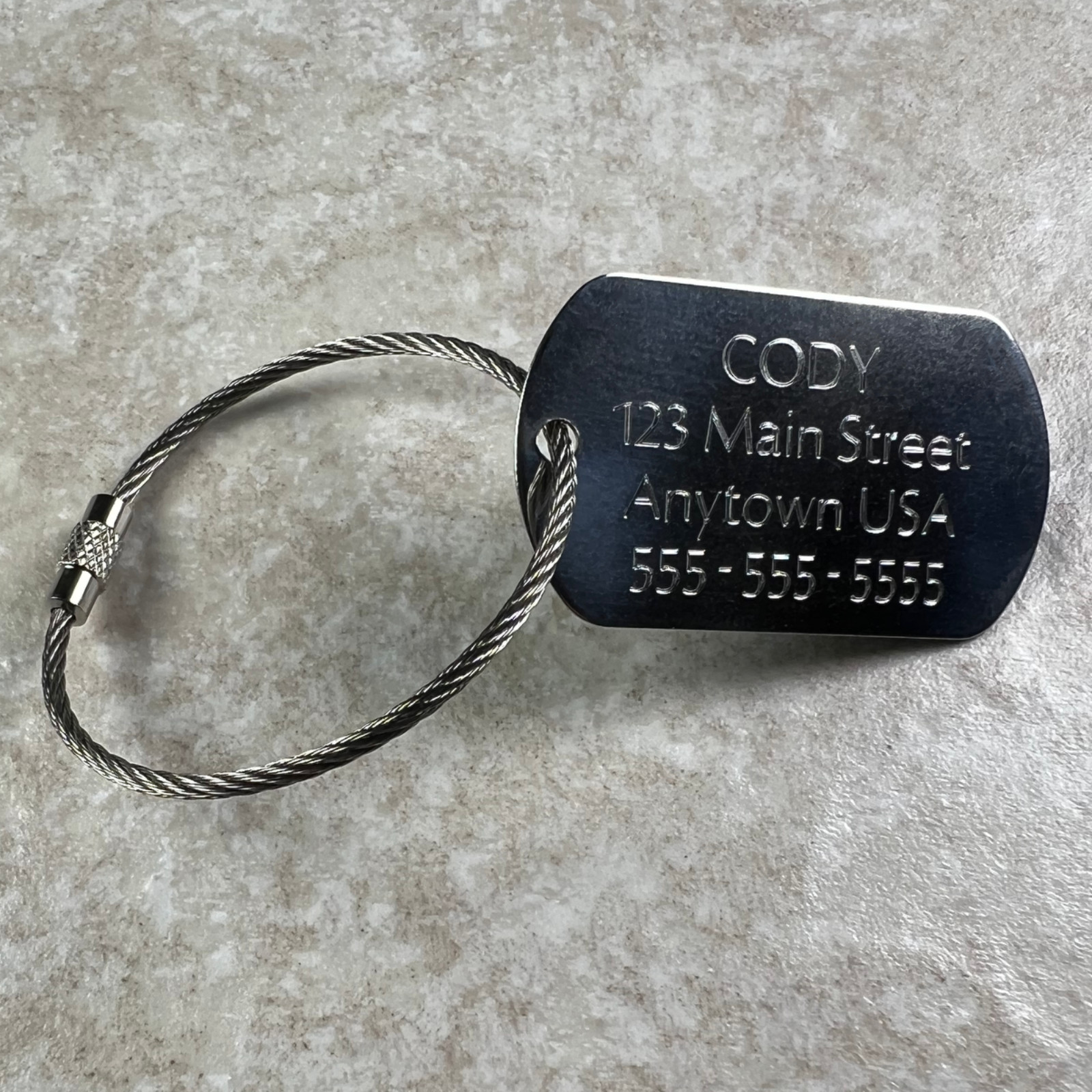 Custom Luggage Tags Baggage Tag Carry On Bag Travel Bag ENGRAVED ID LUGGAGE TAG
