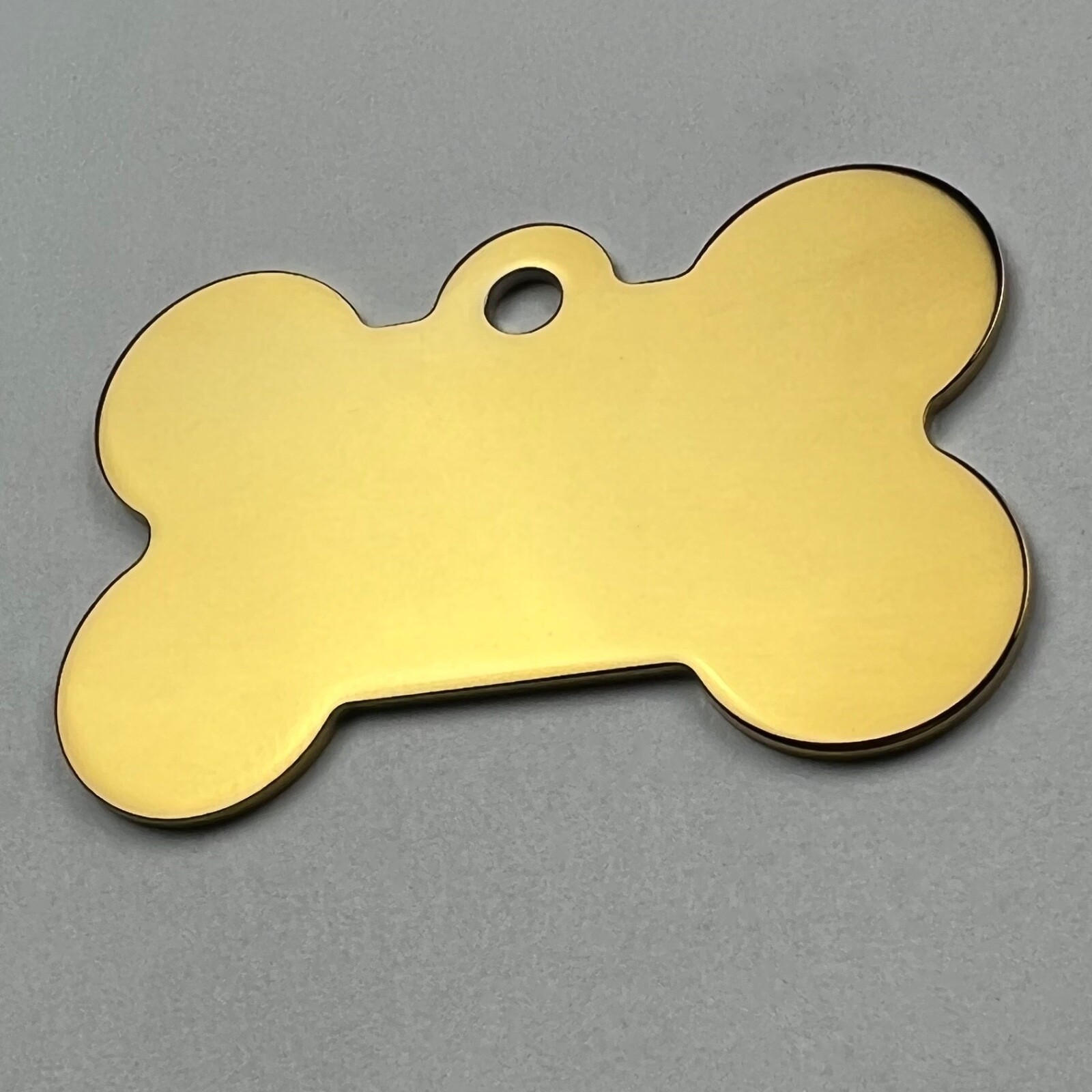 Custom Engraved Dog Tags Personalized Dog Collar Pet Tags Bone Pet Gold Chrome
