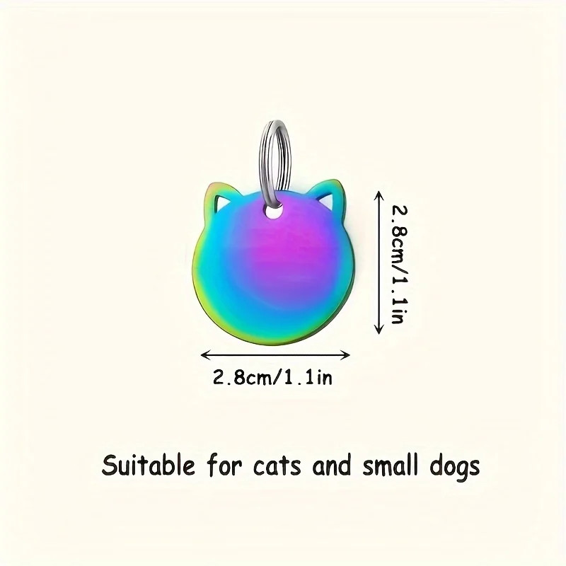 1pc Customizable Pet ID Tag, Zinc Alloy, Engraved Name & Phone Number, Durable D