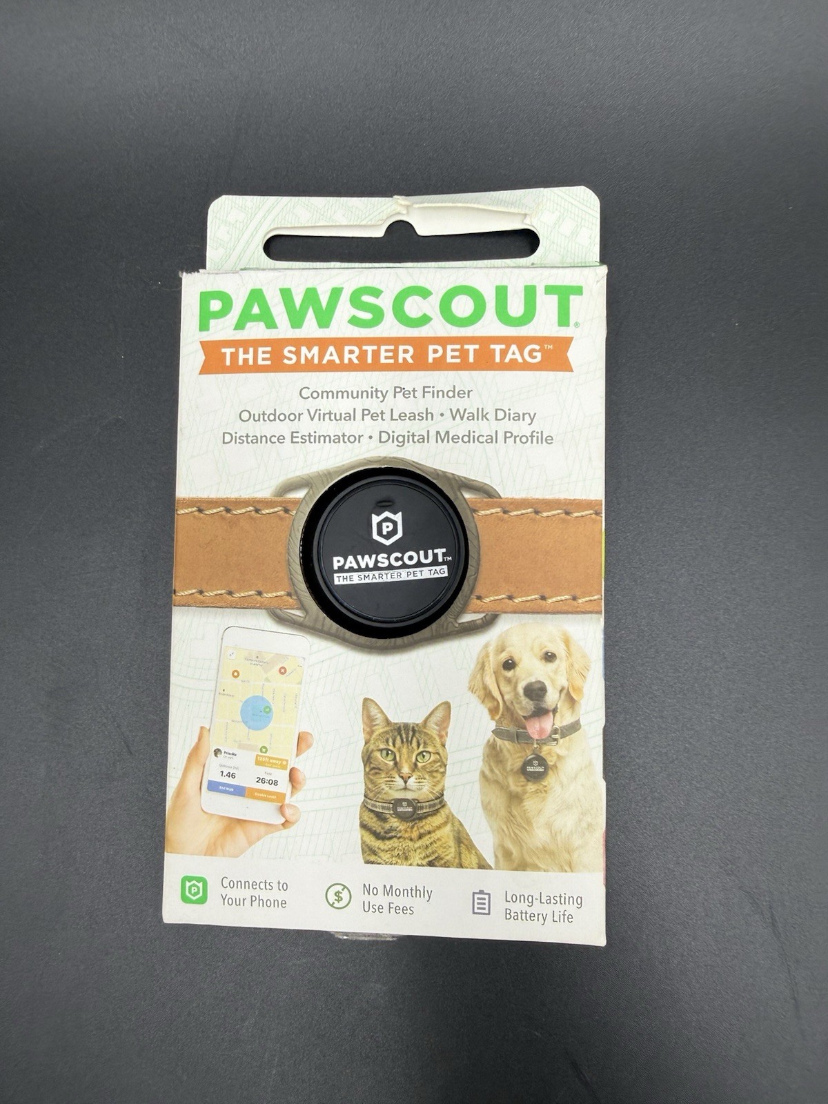Pawscout The Smarter Pet Tag Community Pet Finder Connects To Your Phone NEW