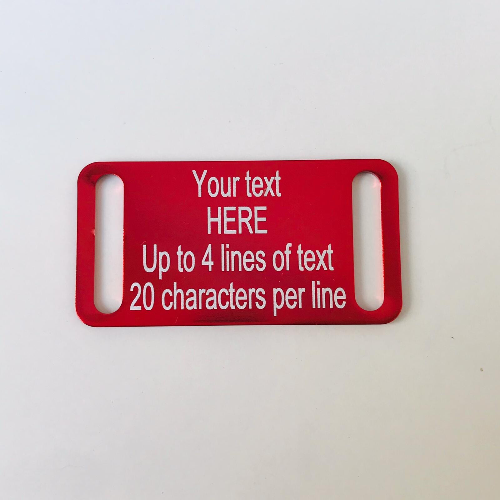 Personalized slide on pet dog tags ID engraved name aluminum puppy cat collar