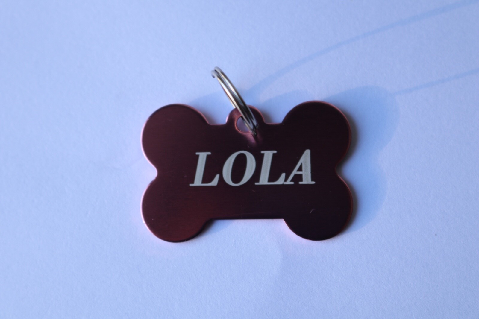 Laser Engraved Medium Bone Tags