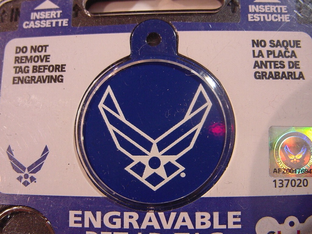 NEW – FIDO ENGRAVABLE PET I.D. TAG – US NAVY