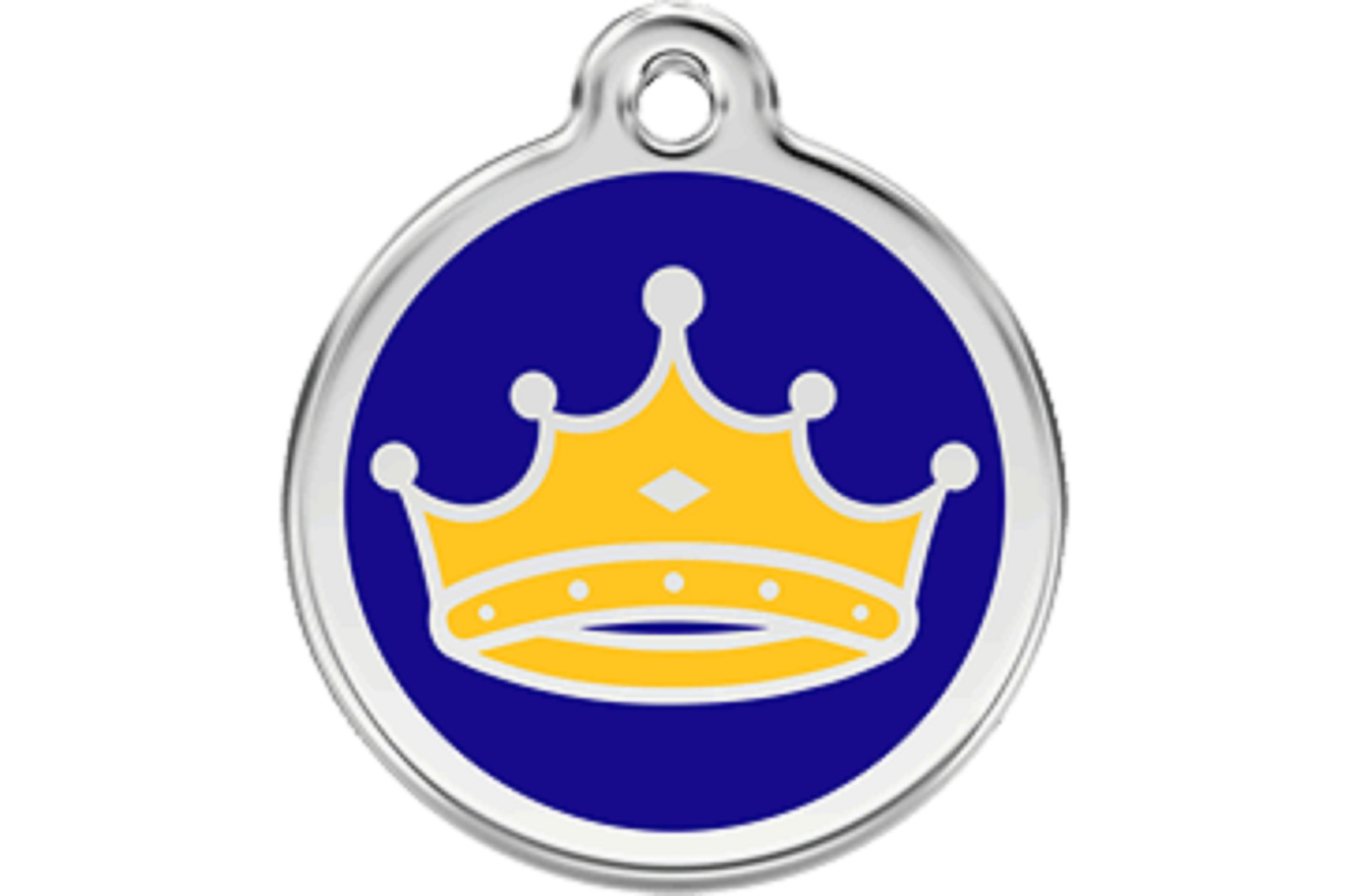 King Dog Cat Pet ID Tag Charm – Personalized – Red Dingo – Lifetime Guarantee