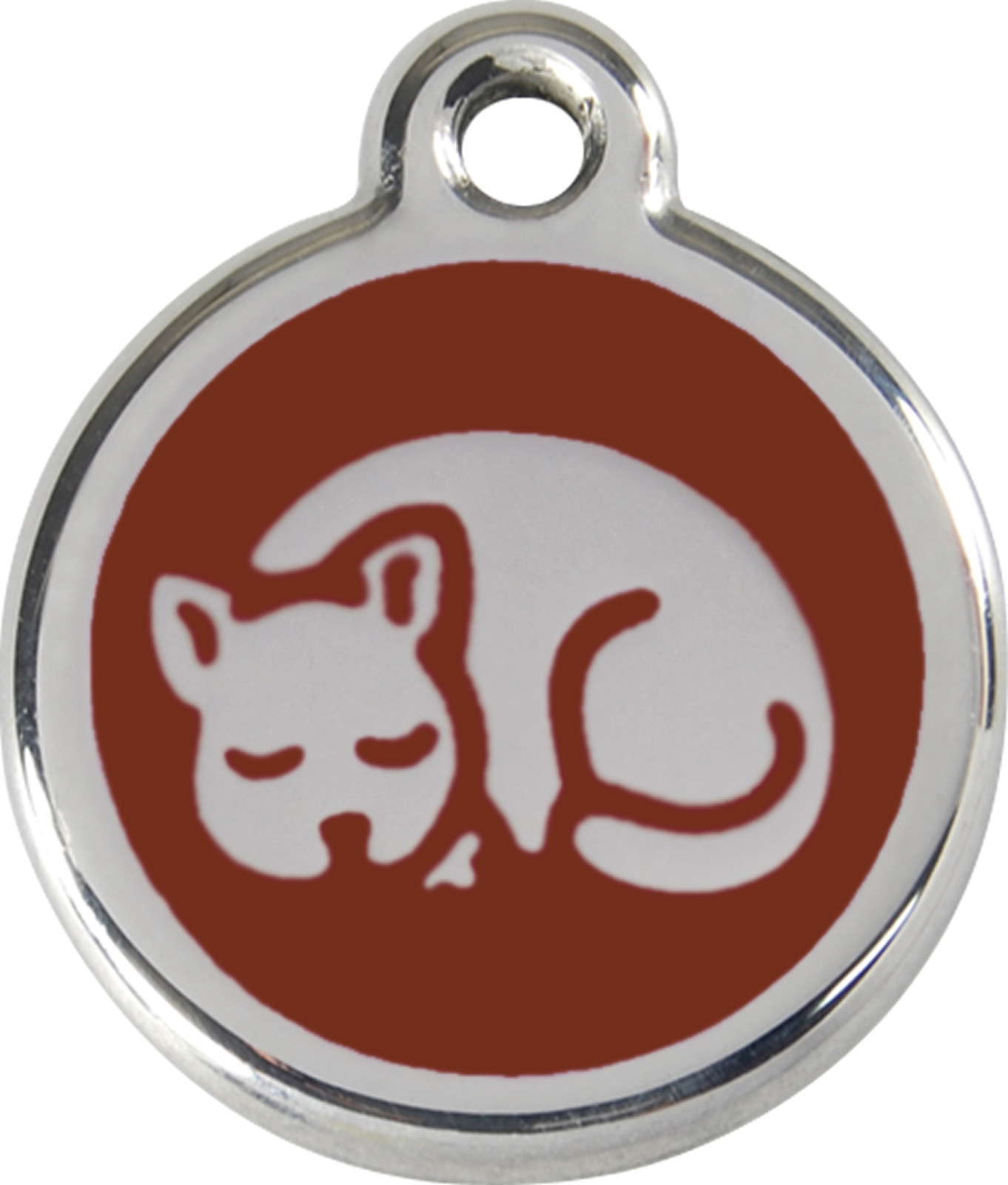 Stainless Steel Red Dingo Small Cat ID Tag Red Purple Blue Green Pink Yellow