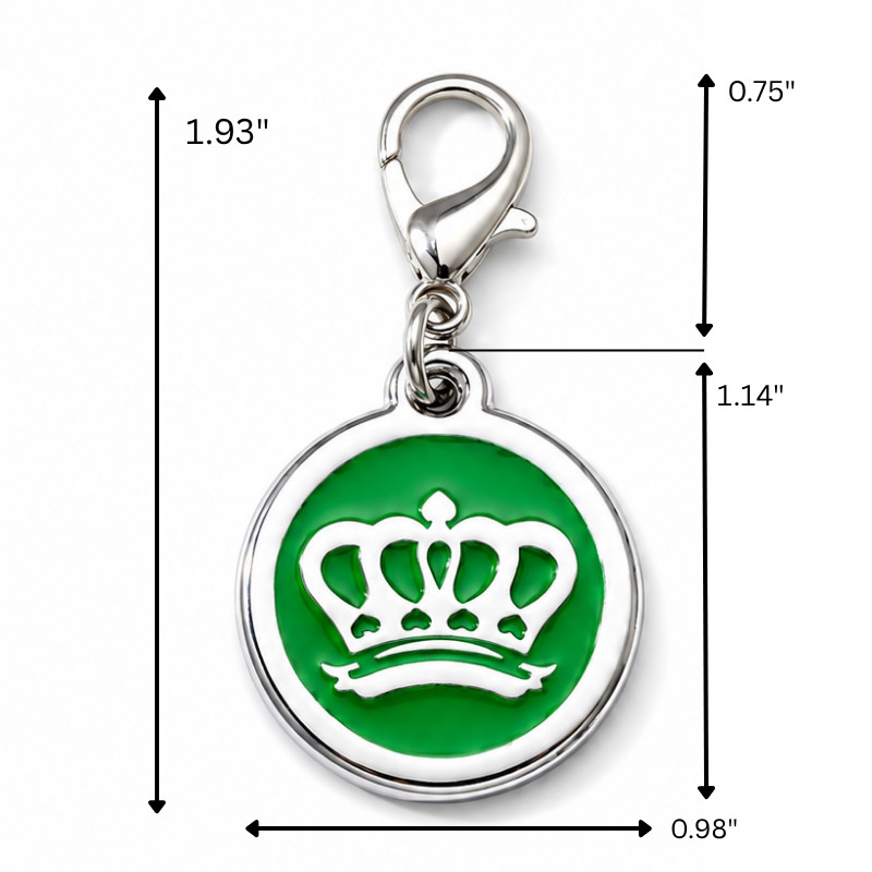 Personalized Enamel Dog Cat ID Tag Multiple Designs Custom Engraved Pet Tags